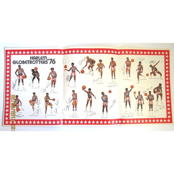 Vintage Magazine - Harlem Globetrotters'76 50th Anniversary Issue - RARE Sports - Picture 7 of 8